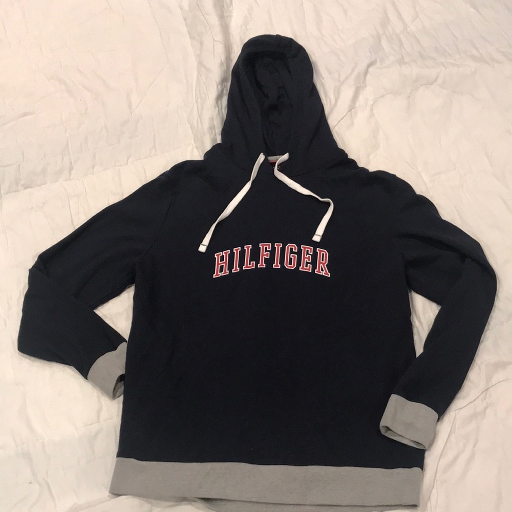 Tommy Hilfiger navy hoodie excellent condition M